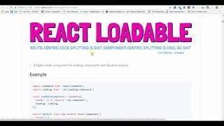 Code splitting in create react app | Reduce bundle size | Optimize build