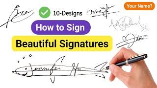 ️ How to Sign Beautiful Signature | Signature ideas | Signature Style Of My Name