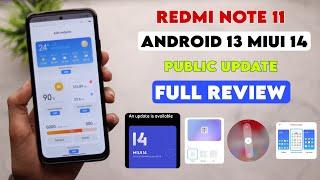 Full Review - Redmi Note 11 (MIUI 14 ANDROID 13) Update | Power Menu, Icons, animation & More