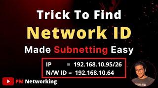 Subnetting Trick To Find Network ID | How to Find Network ID in 20 sec. | Subnetting #ccna |