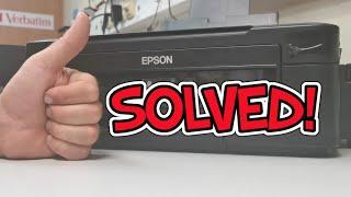 SOLVED | EPSON L210 | FIXED BLINKING INK LIGHT