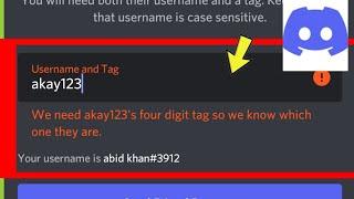 Fix Discord We need Akay four digit tag so we know which one they are Problem Solved