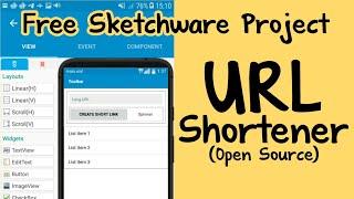 [Free Sketchware Project] URL Shortener Project For Sketchware