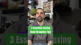 3 Essential tips when wrapping your hands for Boxing  #secondsout #boxingtips