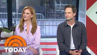 Sarah Rafferty, Patrick J. Adams on watching ‘Suits’ for first time