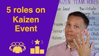 5 roles you need in a Kaizen Event team