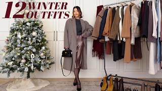 THE ULTIMATE WINTER LOOKBOOK | 12 Easy Winter Outfit Ideas, how to dress cute for the winter!