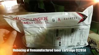 UNBOXING CE285A REMANUFACTURED TONER CARTRIDGE FROM SHOPEE :)