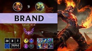 Brand Mid vs Zeri - EUW Master Patch 14.14