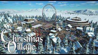 ️ Cinematic Video | Christmas Village | Planet Coaster POV