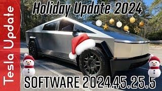 2024 Tesla Holiday Update- Cybertruck Edition!