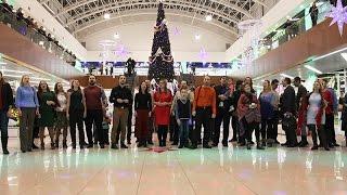 Рождественский перфоманс в ТРЦ "Тау Галерея" / Christmas performance in "Tau Gallery" mall