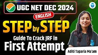 How to Crack JRF in First Attempt? UGC NET English Preparation Strategy by Aditi Taparia Mam