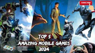 Top 5 amazing mobile games of 2024 must try #top10mobilegames #top5games #topmobilegame