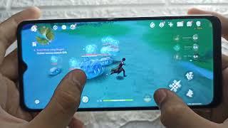 Samsung A12 Genshin Impact Gaming Test Lowest 60 FPs
