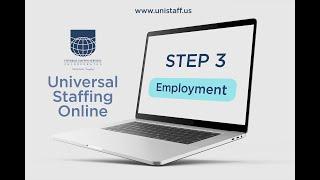 Online Application Step 3 : Employment Information