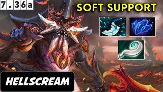 Hellscream Slardar Soft Support - Dota 2 Patch 7.36aPro Pub Gameplay