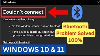 How To Fix Bluetooth Not Working On Windows 11 | 100% Bluetooth Problem Solved