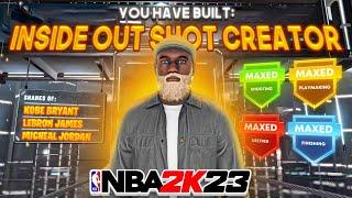 THIS INSIDE OUT SHOT CREATOR IS THE MOST BROKEN BUILD IN NBA 2K23! BEST ISO 6'8 DEMI GOD BUILD