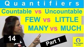 Quantifiers: Countable vs Uncountable nouns :  شرح الكمية في الإنجليزية