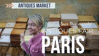 Explore this WEEKLY antiques fair in Paris! Bourse Marché, Paris France