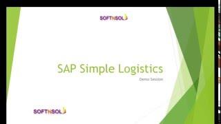 SAP S/4 HANA Simple Logistics Online Training | SAP S4 HANA Logistics Training | S/4 HANA