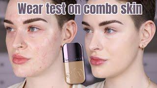 URBAN DECAY FACE BOND FOUNDATION WEAR TEST + REVIEW | Combo + Acne Prone Skin