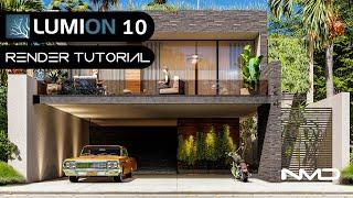 Lumion  10 Pro Modern House 3D Rendering Tutorial