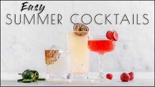 EASY summer cocktails - how to make easy cocktails at home