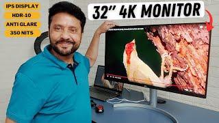 Best 32 Inch 4k Monitor For Video Editing | LG 32 Inch 4K IPS Display Monitor 32UN650 | Unboxing