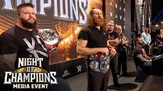 Full WWE Night of Champions Media Event highlights