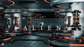 Alien Hall | Sci-Fi Level Design | Unreal Engine