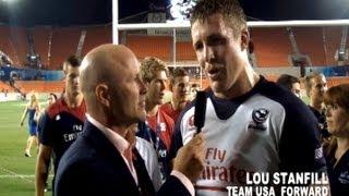 Team USA's Lou Stanfill Live on Sidelines for Rugby Wrap Up