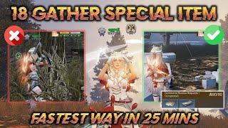 Lifeafter | UPDATE 2023 FASTEST WAY to get 18 Gather Special Items | Done in 25 Minutes!