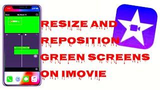 HOW TO ADD AND MOVE GREEN SCREEN SUBSCRIBE BUTTON IN YOUR VIDEO WITH IMOVIE ON IPHONE