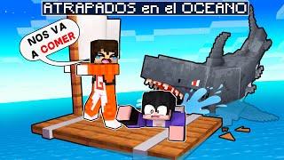 Intentamos SOBREVIVIR 100 DIAS en el MAR  | SRGATO MINECRAFT PERO