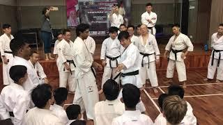 Budo Karate Part 9 : Heian Sandan bunkai- Naka Sensei , JKA Malaysia Gashukku 2019