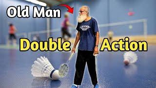 "Old Man vs. Young Guns: Epic Badminton Match 2024!"