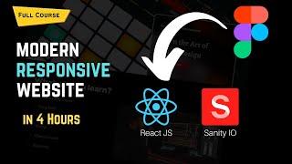 [FULL VIDEO] React for Beginners: Building a Website from Figma to Deployment