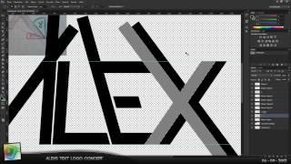 Speedart | Alex S Text Logo Concept (HD 1080)