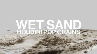 Wet Sand Tutorial | Houdini and Redshift