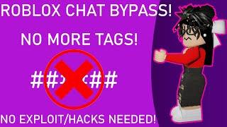 ROBLOX CHAT FILTER BYPASS FOR MOBILE AND PC! NO EXPLOITS/HACKS!