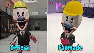 Ice Scream 4 Official Game vs Ice Scream 4 Fanmade Game