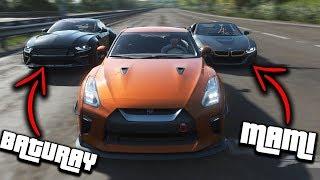 ARABALARIMIZI KAPIŞTIRDIK - MERVAN vs BATURAY vs MAMİ - (Forza Horizon 4)