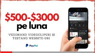 Cum sa faci bani online vizionand CLIPURI! - Castiga bani online prin acesta metoda usoara!