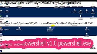 windows system32 windowspowershell v1.0 powershell.exe||Pop Pop problem