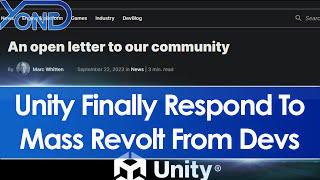 Unity Respond To Mass Revolt From Devs After Trying To Charge Devs For Game Installs