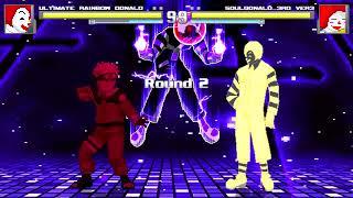 (MUGEN Fight Request #120) ULTIMATE Rainbow Donald (1p) Vs. Soul Donald 3rd ver3 (9p)