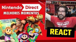 REACT dos MELHORES MOMENTOS da NINTENDO DIRECT 18/06/2024