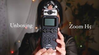 Unboxing Zoom H5 Recorder | this is what I use to record audio for my YouTube videos